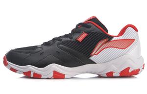 Бадминтонные кроссовки Sound Waves унисекс с низким верхом, черного/белого/красного цвета Lining