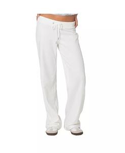 Женские прямые спортивные брюки Quinn Edikted, белый