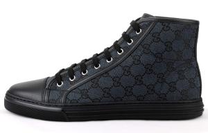 Кроссовки GUCCI GG Canvas High Top Sneakers Grey