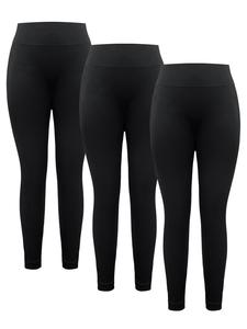 MEETWEE Леггинсы Regular Leggings в черном цвете