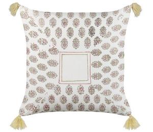 Декоративная подушка Beliani SETOSA, 45x45x45 см цвет grün/multicolor/pink/weiß/gelb