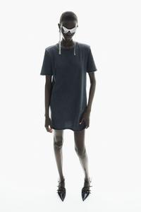 Платье-Майка с подплечниками H&M, черный