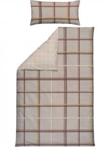 Erwin Müller Двустороннее постельное белье из высококачественной фланели бежевого цвета