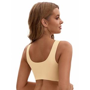 Женский бюстгальтер для кормления crossover push up wirefree sleep breastfeeding comfortable maternity bralette Inspire Chic, Beige