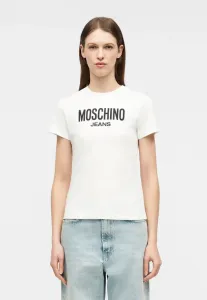 Футболка с принтом Moschino Jeans, White