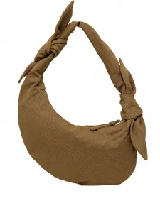 Сумка-шоппер с узлом и бисером Stine Goya, коричневый