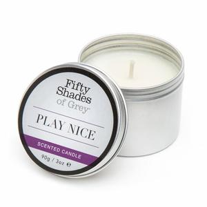 Массажная свеча - Пятьдесят оттенков серого Play Nice Vanilla Candle 90 грамм, Inna marka