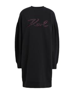 Мини-платье Karl Signature Sweat Dress Karl Lagerfeld, черный