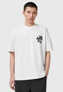 Футболка с принтом «орландо» Allsaints, Ashen White