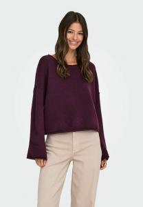 Джемпер JDY JDYRUE LIFE L/S BOAT NECK PULL NOOS, Winetasting/Bordeaux