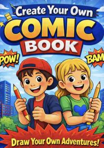 Create your own Comic Book: Blank Comic Pages for Kids: Draw your own Stories, Characters and Adventures (Independently published)