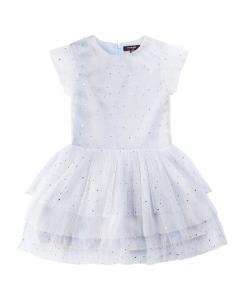 IMOGA Блестящее сетчатое платье, мультиколор