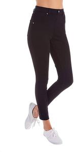 Женские ультрамягкие леггинсы Curvy Denim с высокой талией черного цвета HUE