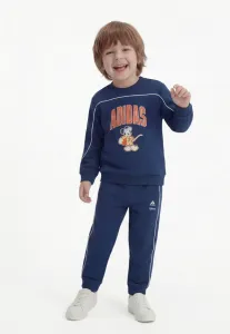 Детский спортивный костюм унисекс с микки маусом от disney Adidas Performance, Dark Blue/Off White
