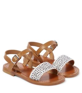 Сандалии из кожи Апис Bonpoint, черный