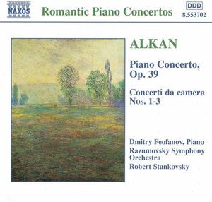 CD диск Alkan / Feofanov / Stankovsky: Concerto for Piano & Orchestra Op 39