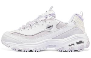 Кроссовки Skechers D"Lites 1.0 Chunky Sneakers Women's Low-top White/Purple, фиолетовый