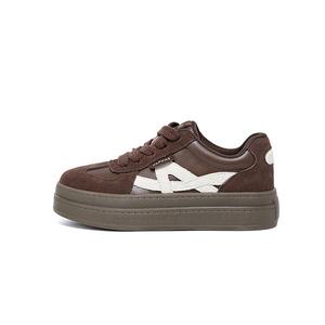 DAPHNE Женские лоу-топ скейтборд кроссовки - кофе, цвет Coffee