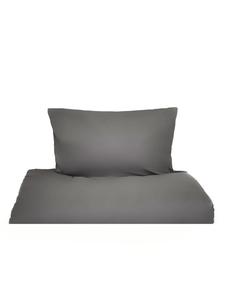 Однотонное постельное белье, 100% хлопок, антрацитового цвета COFI 1453, 200 x 200 см