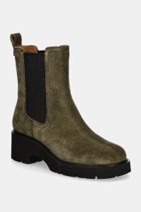 Ботильоны женские Camper из замши, зеленый