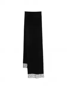 Шарф с логотипом Max Mara, черный