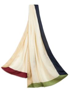 ETRO шарф с жаккардовой бахромой, нейтральный цвет