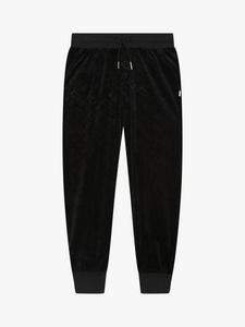 Детские бархатные брюки с тисненым логотипом 'B' BOSS, Black