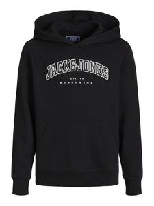 Толстовка с капюшоном JACK & JONES Junior, черный