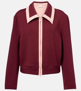 Куртка из смесовой хлопковой ткани Dries Van Noten, Bordeaux