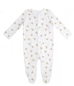 Боди детское Polo Ralph Lauren хлопковое с принтом, белый