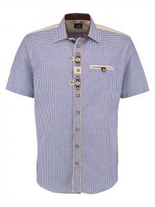 OS-Trachten Традиционная рубашка Гаджеса василькового цвета