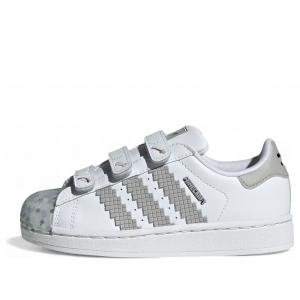 Кроссовки (PS) adidas x Minecraft Superstar II 'Cloud White Grey'