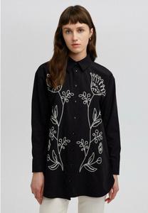 Блуза Touché Privé CONTRAST EMBROIDERED, Black