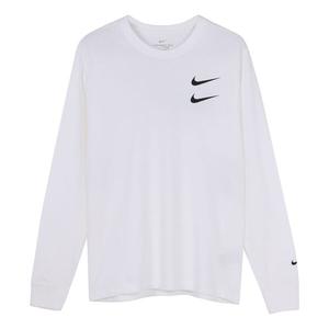 Футболка Nike Tee White Men's Long-Sleeve Nike Sportswear Swoosh, белый