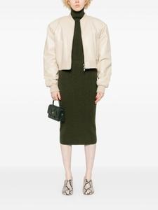 Fabiana Filippi юбка миди 3D-вязаная, зеленый