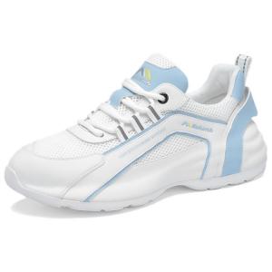 Kolumb Нескользящие, дышащие, легкие, низкие повседневные туфли, женские, белого и светло-голубого цветов