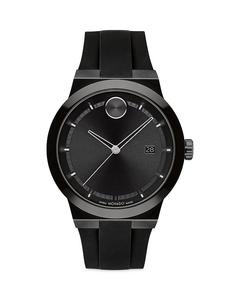 Силиконовые часы Movado BOLD Fusion, 42 мм, черный