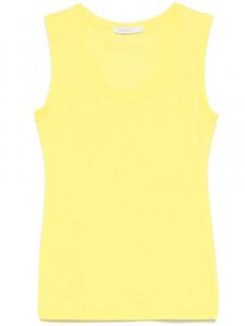 Patrizia Pepe топ с логотипом, желтый