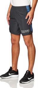 Мужские шорты для бега Nike Challenger Graphic Print 7 дюймов со светоотражающим эффектом, Charcoal Grey/ Blue #070