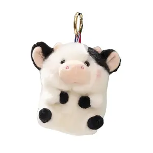 CHUNTUSHU Милый белый кролик, плюшевый подвесной брелок Hamster And Rabbit Dolls, высота 12см