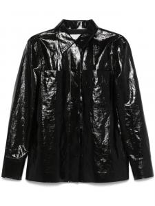 Jil Sander льняная рубашка, черный