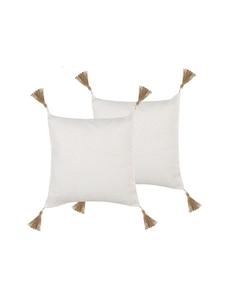 Декоративная подушка Beliani 2er Set Deko AZALEA, бежевый