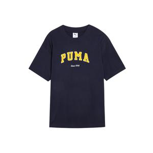 PUMA Футболка VARSITY мужская marine blue