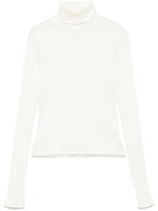 Топ RE/DONE с ребристым воротником, белый