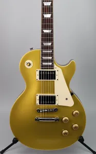 Epiphone, вдохновленная Gibson Custom '57 Les Paul Standard Goldtop Double Gold (серийный номер 24121527452)