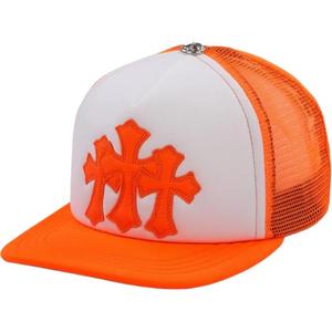 Chrome Hearts Кепка с вышивкой креста, Orange