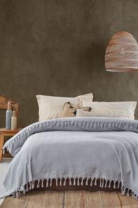 L'Essentiel Linge de Maison, Sidney — Светло-серый, Двойное пике, Светло-серый, 70 % ХЛОПОК / 30 % ПОЛИЭСТЕР, 200 x 230 см