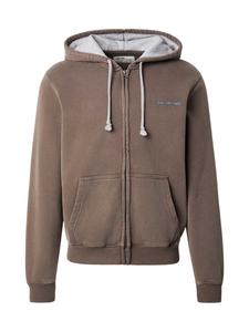 HOLLISTER Худи на молнии в коричневом цвете