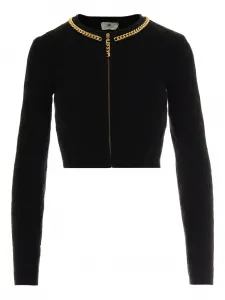 Кардиган с узором Elisabetta Franchi, черный