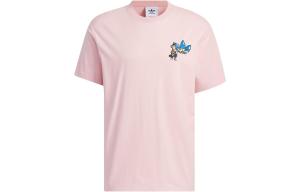 Футболка Monkey Kingdom унисекс розового цвета Adidas Originals, розовый